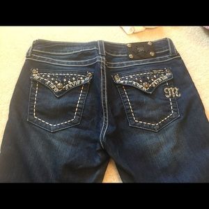 Miss Me straight leg blue jeans